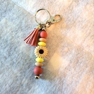Sunflower keychain